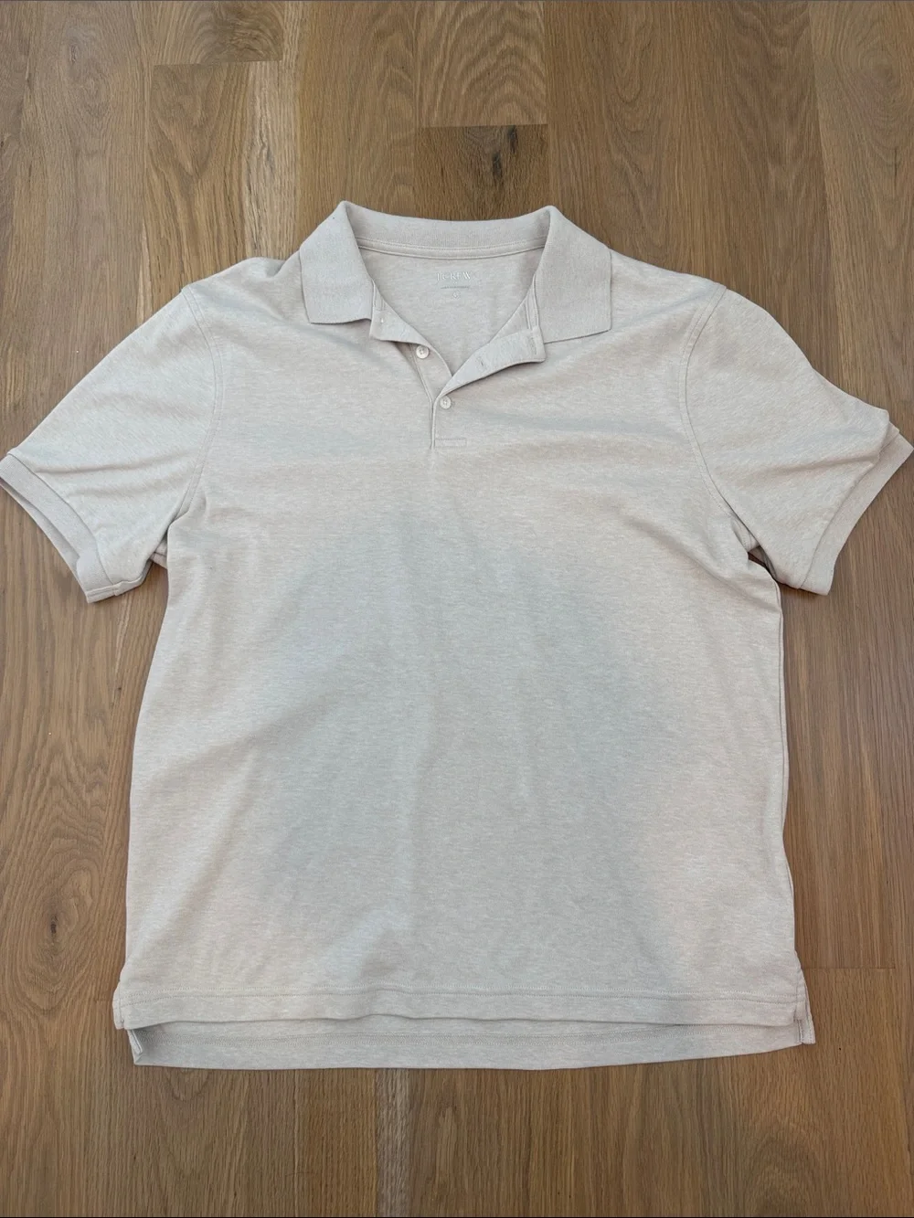 J. Crew Men's Polo Shirt - Light Beige
